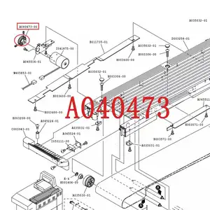 A040473 الأصلي جديد محرك والعتاد ل Noritsu QSS 2901 3000 3001 3010 3011 مينيلاب