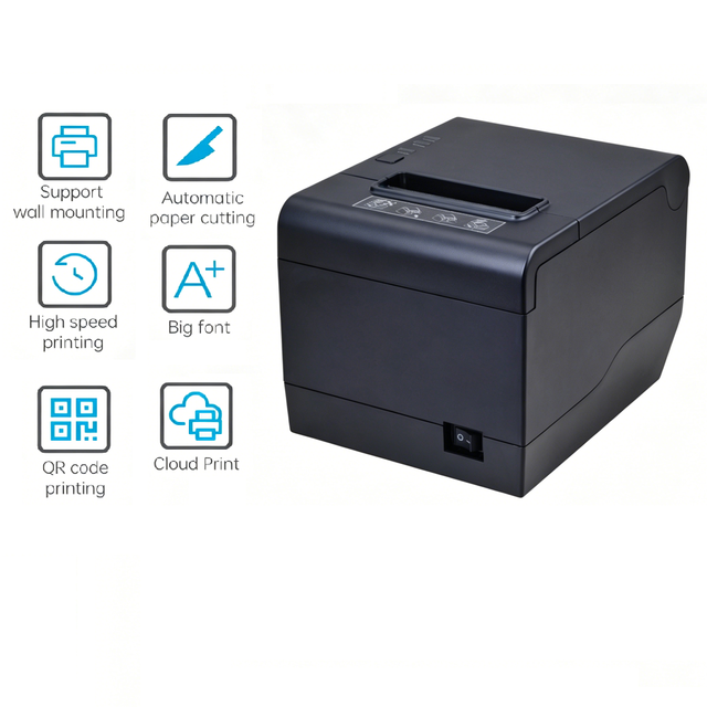 New Hot Desktop Cloud Thermal Printer 80mm 4G with Autocutter in Stock 203dpi