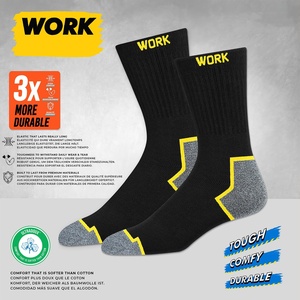 Tùy Chỉnh Crew Dày Nhiệm Vụ Nặng Nề Người Đàn Ông Ngoài Trời Nhiệt Du Lịch Làm Việc Của Phụ Nữ Đi Bộ Đường Dài Làm Việc Vớ Cho Nam Giới - Product Image 3