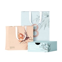 Design-Promotion Luxus Benutzerdefinierte Logo-Bedruckte Biologisch Abbaubare Papier-Geschenktüte Verpackung Einkaufstasche für Schuhe & Kleidung Herren Damen