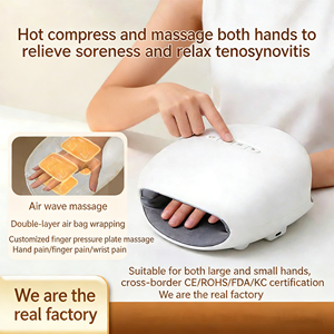 Masajeador de manos profesional con calentamiento automático y función de amasamiento para articulaciones, dedos, palmas, fundas de tendones y muñecas, para uso doméstico. - Product Image 3