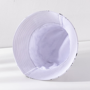 时尚设计可逆定制标志印花绣花棉渔夫水桶帽 - Product Image 5