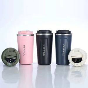 Gobelet isotherme en acier inoxydable avec affichage de température intelligent, personnalisable avec logo, pour cadeaux d'affaires promotionnels en gros - Product Image 4