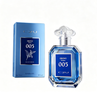 Flacon de parfum arabe miniature de 50 ml de haute qualité pour homme, parfum boisé, eau de parfum liquide longue durée, vaporisateur moderne