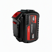 Nouveautés Batterie de remplacement au lithium-ion haute performance 20V 60V Max pour outils électriques sans fil DCB606