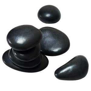 Adoquines de piedra pulida negra natural al por mayor para espacios de vida al aire libre piscina envolvente patio suelo cubierta Parque - Product Image 3