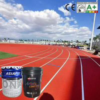 Revêtement de sol sportif en silicone PU de bonne qualité, peinture pour terrain de tennis