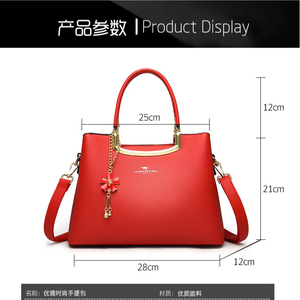 Bolsos cruzados de diseño de moda, bolsos de hombro de cuero PU de alta calidad, bolsos de mano casuales de lujo para mujer - Product Image 6