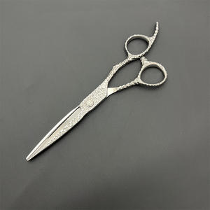 Tijeras de Peluquería CNC de Acero Inoxidable VG10 de 62 mm, Tijeras de Entresacar para Diestros, Uso Profesional, Tipo de Cuchilla Estándar - Product Image 1