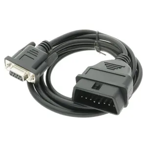 OBD-II 16-Pin to DB9 9-pin Serial Port RS232 OBD 2 Adapter Cable Car Diagnostic