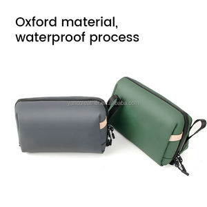 Borsa <span class=keywords><strong>da</strong></span> Toilette Personalizzata per Uomo, Impermeabile e Resistente in Nylon Vintage con Cerniera, Produzione di Fabbrica all'Ingrosso - Product Image 1