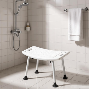 Tabouret de bain simple et portable en alliage d'aluminium anti-chute, chaise antidérapante pour personnes âgées et femmes enceintes - Product Image 1