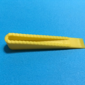 Niveau de carrelage en gros pour usine, base incurvée de 1,5 mm, petit insert croisé jaune pour maîtres-maçons, pose de carreaux de sol - Product Image 1