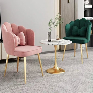 Z Luxury Gold Metal Dining Room Furniture Modern Hotel Chairs for Wedding Banquets Home Use Fabric <b>Sofa</b>-New Product Living Room - Product Image 1
