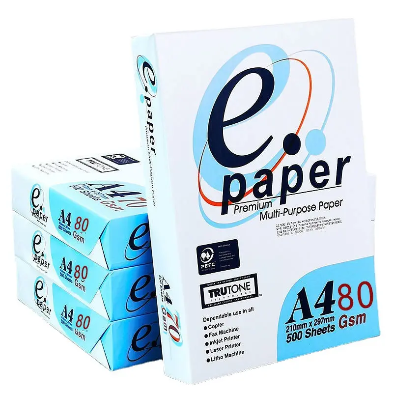 A4 Printing Paper 80gsm 70gsm Copy Paper Office Multifunctional Copy Paper 500 Sheet