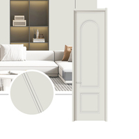 Porte intérieure en chêne massif avec placage, insonorisée, moderne, pour chambre d'hôtel, finition peinte, fabriquée en Chine