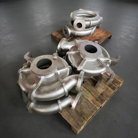 Carcasa de Bomba para Producción por Lotes, Calidad Consistente, Fresado CNC, Carcasa Mecanizada, Hierro Dúctil GGG40, Piezas de Fundición Segmentadas