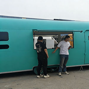 Remolque de Comida Móvil de Acero Inoxidable VIC - Multifuncional, Personalizable, para Venta de Hamburguesas, Aperitivos, Dulces, Cerveza, Agua - Product Image 1