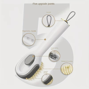 Wholesale Multi-Functional Press Type Shoe Washing <b>Brush</b> Home Laundry Scrubbing with Amazing <b>Cleaning</b> Tool Doesn't Harm Shoes - Product Image 2