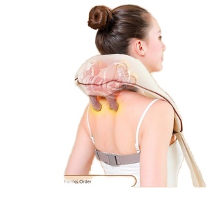 Masajeador Eléctrico Multifuncional Transfronterizo para Cuello y Hombros con Compresión Caliente, Masajeador de Espalda y Músculos Trapeciales - Fabricante - Product Image 1