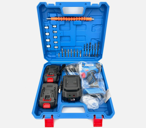 Perceuse-visseuse sans fil OEM 21V sans balais, couple max. 28 Nm, 2 vitesses 0-400/1300 tr/min, batterie Li-ion 4 Ah, 10 mm métal/22 mm bois - Product Image 2