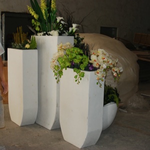 <span class=keywords><strong>Jardinière</strong></span> en fibre de verre pour aménagement paysager commercial - Courbée, résistante aux UV et durable pour l'intérieur/l'extérieur - Product Image 2