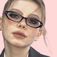 Lunettes de lecture anti-lumière bleue pour femmes, monture optique œil de chat, motif géométrique européen et américain