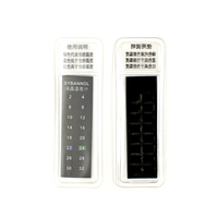 Vente en gros de nouveaux produits personnalisés en plastique lcd vêtements thermomètre bande numérique tissu thermomètre