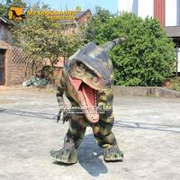 Costume de dinosaure réaliste Velociraptor à pattes cachées pour adultes, My Dino DC040, Halloween