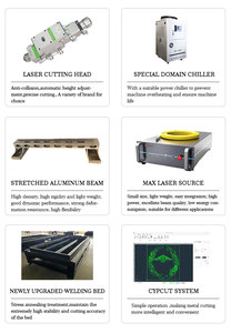 Découpeuse laser à fibre automatique haute puissance 1500w pour la fabrication de métaux Traitement des métaux - Product Image 3