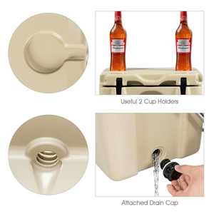 <span class=keywords><strong>Caja</strong></span> enfriadora dura portátil rotomoldeada LLDPE de plástico para exteriores personalizada, cofre de hielo ecológico para pesca, almacenamiento de alimentos - Product Image 3