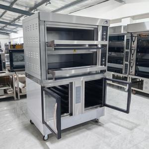 Commercial Two-Layer Combination Oven 10-Tray <b>Proofer</b> Easy to Operate Stainless Steel for Restaurant <b>Bread</b> Food Preparation 204D - Product Image 4