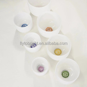 Cuencos Cantores de Cristal de Cuarzo, Juego de 7 Colores, de 6 a 14 Pulgadas, Música Curativa para Yoga y Terapia de Sonido - Product Image 2