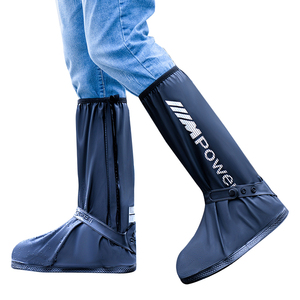 Produttore all'ingrosso scarpe da pioggia personalizzate antiscivolo in PVC per esterni regolabili in gomma per uomo per camminare - Product Image 3