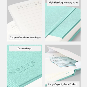 <span class=keywords><strong>Carnet</strong></span> de notes en cuir PU <span class=keywords><strong>Moleskine</strong></span> A5 avec logo <span class=keywords><strong>personnalisé</strong></span>, couverture rigide, pour le bureau, journal, cadeau - Product Image 3
