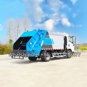 Mini 4X2 Faw <span class=keywords><strong>4</strong></span> Cbm Afval Truck Vuilnispers Laden En Lossen Sanitaire Voorzieningen Vrachtwagens Te Koop - Product Image 6