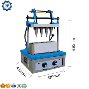 Energy Saving ice cream waffle making machine Biscuit Cone Machine New Design Ice Cream Cone Wafer Biscuit Production Line