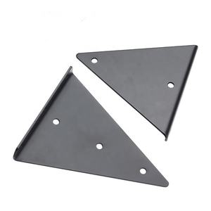 Supports <span class=keywords><strong>d</strong></span>'<span class=keywords><strong>angle</strong></span> triangulaires <span class=keywords><strong>d</strong></span>écoratifs en acier galvanisé blanc/noir robuste pour <span class=keywords><strong>étagère</strong></span>s, connecteurs <span class=keywords><strong>d</strong></span>'<span class=keywords><strong>angle</strong></span> de quincaillerie - Product Image 4