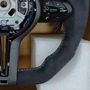 Volant de voiture en microfibre suédée et fibre de carbone modèle M Sport pour <span class=keywords><strong>BMW</strong></span> M550i F10 M4 F82 2008 <span class=keywords><strong>bmw</strong></span> 528i 325i F33 435i - Product Image 3