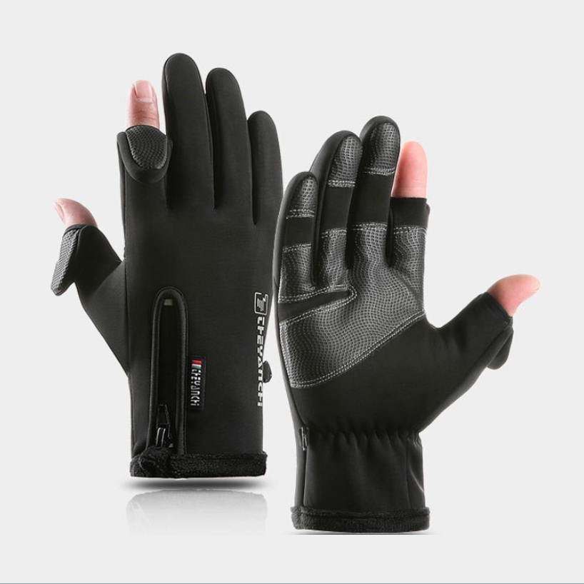 Зимний сенсорный экран с логотипом под заказ, перчатки для бега и езды на велосипеде