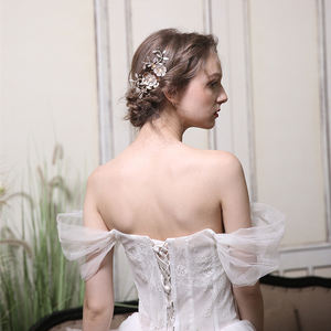 Respetuoso del medio ambiente Material de aleación de patente de diseño nupcial peine de pelo accesorios - Product Image 6