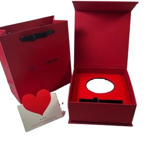Deep <b>Red</b> Brand <b>Gift</b> <b>Box</b> High End Cosmetic <b>Gift</b> Packaging <b>Box</b> Factory Supply <b>Gift</b> <b>Box</b> Support Wholesale - Product Image 4