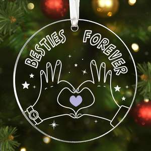 ของขวัญสำหรับคู่รักที่เพิ่งขอแต่งงาน GEEKBEAR ของขวัญสำหรับเจ้าสาว ของขวัญสำหรับผู้หญิง ของขวัญสำหรับคนรัก ของตกแต่งอะคริลิค รูปหัวใจ ดีไซน์มือ (03 - Product Image 1