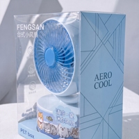 Emballage personnalisé en plastique transparent PET/PVC, mini ventilateur de bureau portable, boîte pliable transparente, logo personnalisé, boîte cadeau électronique