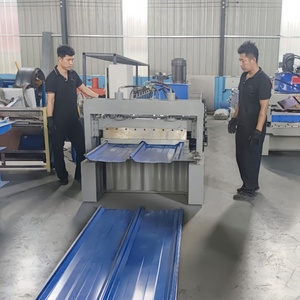 자동 건축 지붕 패널 스냅 락 루프 패널 시트 스탠딩 심 루프 성형기 스탠딩 심 롤 성형기 - Product Image 1