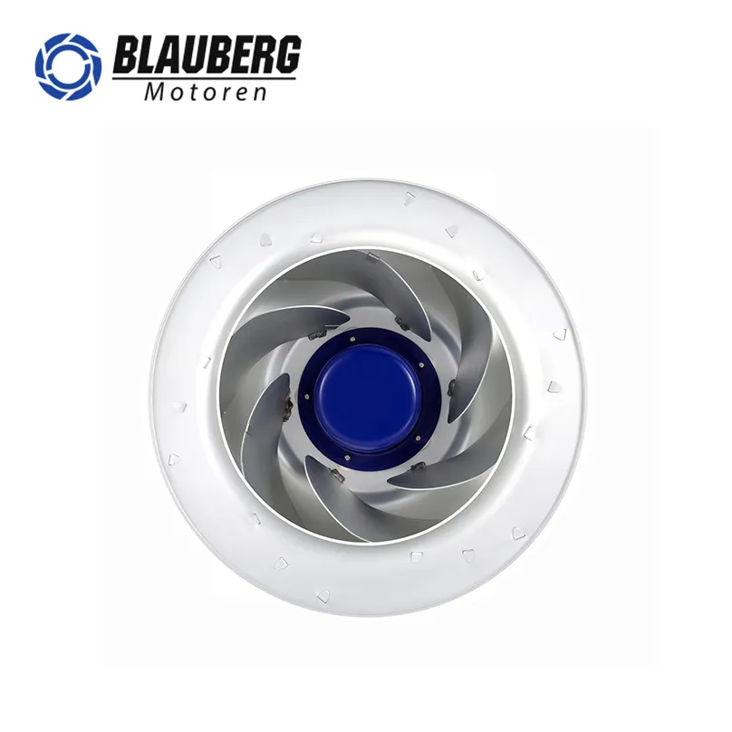 Blauberg 355mm 230v pulizia dell'aria calore a parete cappa di scarico commerciale ventilatori centrifughi ec all'indietro per tavolo per unghie