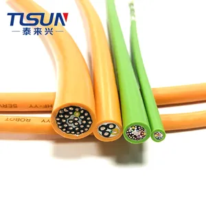 HF-YY HF-CY High Flexible Control Cable Shield Power Cable PVC Insulated PUR Sheath For Drag Chain