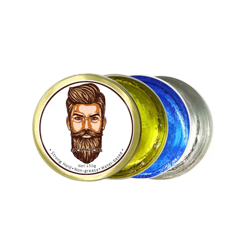 Mens hair styling products aqua water based hair wax pomade strong hold