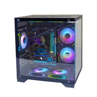 Boîtier PC de jeu Pcooling Micro ATX Matx avec écran en verre trempé, boîtier d'ordinateur ITX