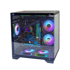 เคสคอมพิวเตอร์ Pcooling Desktop Micro Atx Matx สำหรับเล่นเกม พร้อมหน้าจอกระจกนิรภัย เคสคอมพิวเตอร์ Itx - Product Image 3